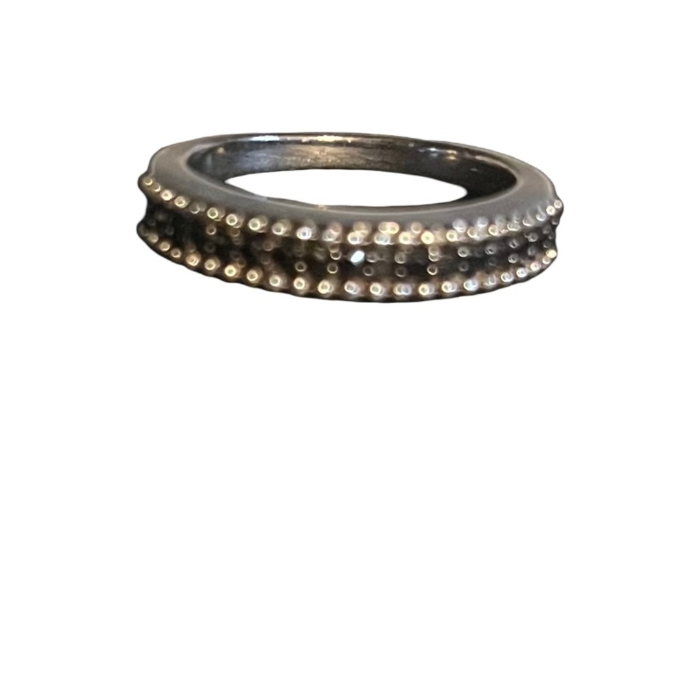 Elegant Black Diamond Sterling Silver Women’s Ring